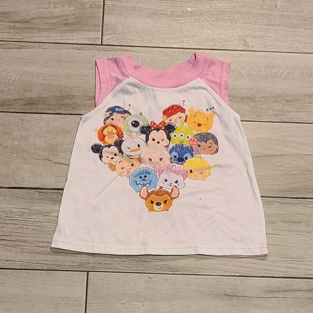 🦔Disney tsum tsum heart pajama top ☀️